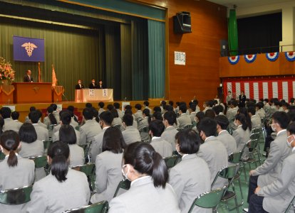 2021年度（令和3年度）　沖学園高等学校　第64回入学式