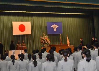 2021年度（令和3年度）　沖学園高等学校　第64回入学式