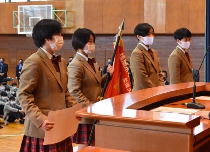 表彰：中学柔道部女子「第36回福岡市中学校新人柔道大会女子団体優勝」