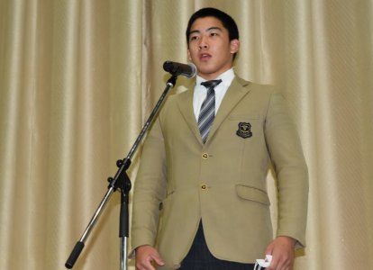 隆徳館生徒会長 隆徳館5年1組普通科アカデミーコース 松田 真人