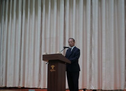 沖　隆邦 理事長・校長先生講話
