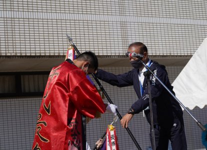 閉会式。優勝はR団（隆徳館）！