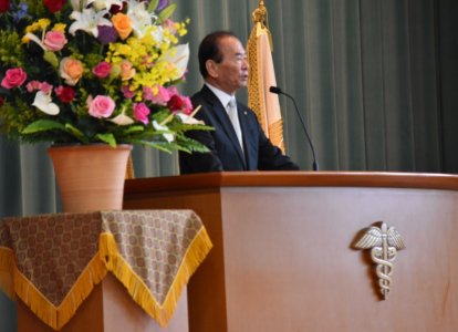 沖　隆邦理事長・学校長式辞