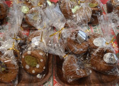 「クリスマスマフィン」を全員にプレゼント！とても美味しい！