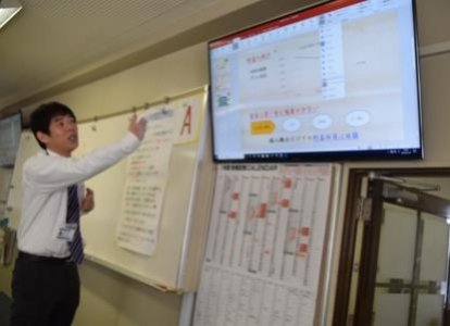 モニターを用いて分かりやすく説明します。