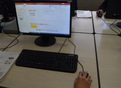 最新のWindowsパソコンで授業を行います。