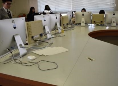 最新のiMacがずらりと並んでいます！