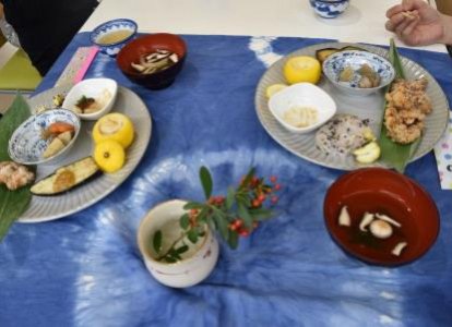 食育コース：「沖café」和食・洋食・菓子類を提供