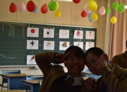 天井の風船が素敵でした！