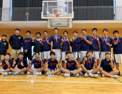 【男子バスケットボール部】2019年三地区交流バスケットボール選手権大会＜優勝＞