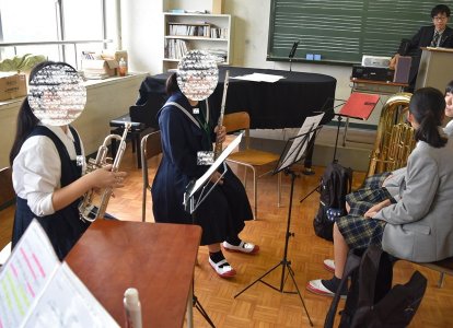 部活動体験「吹奏楽部」