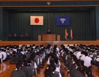 2019年度沖学園高等学校前期終業式・表彰式