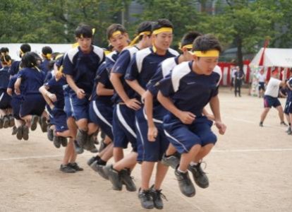 高校男女混合「大縄跳び」