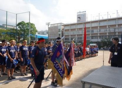 優勝はR団（隆徳館・留学生）、中学校は白団でした。