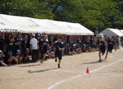 男子の部一位はH団（黄団）！