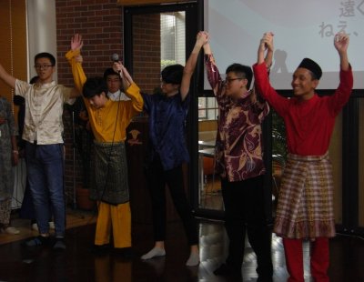 沖学園姉妹校 REAL School（マレーシア）短期留学修了式典