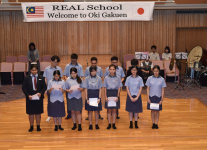 短期留学歓迎式