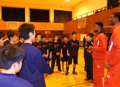 バスケットボール交流