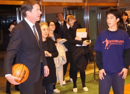 ウイリアム・ハガティ駐日大使が視察に訪れました