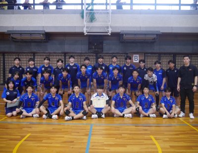 男子バレーボール部　天皇杯福岡県ラウンド　第３位！
