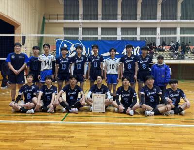バレーボール部福岡県新人大会準優勝！