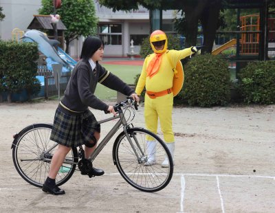 交通安全教室・自転車運転免許実技試験を実施しました！   